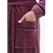 Халат Wild love XL,2XL,3XL,4XL  велюр 21645